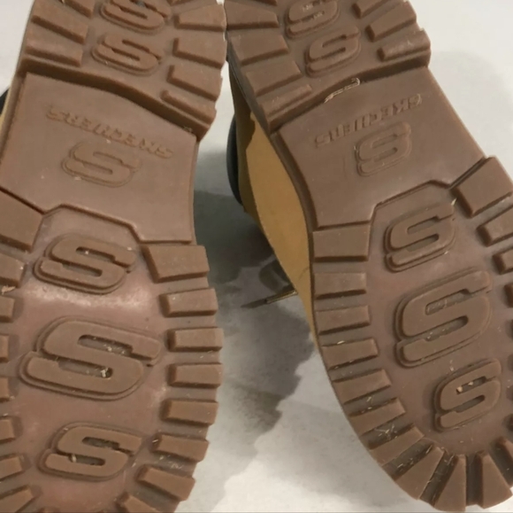 Skechers Kids Mecca Bunkhouse Classic Lace Boot Wheat Size 5 Like New MSRP $70 - Picture 5 of 5